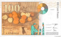 100 Francs CÉZANNE FRANCE  1997 F.74.01 pr.NEUF