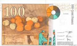 100 Francs CÉZANNE Fauté FRANCE  1998 F.74.02 SPL