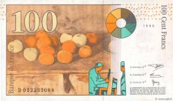 100 Francs CÉZANNE FRANCE  1998 F.74.02 SPL