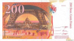 200 Francs EIFFEL FRANCE  1996 F.75.02 pr.SUP
