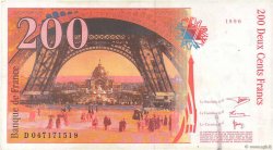 200 Francs EIFFEL FRANCE  1996 F.75.03b pr.TTB