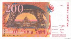 200 Francs EIFFEL FRANCE  1997 F.75.04b XF