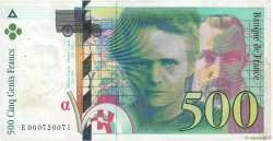 500 Francs PIERRE ET MARIE CURIE FRANKREICH  1994 F.76.01 SS