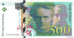 500 Francs PIERRE ET MARIE CURIE FRANCE  1998 F.76.04 SPL