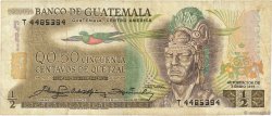 1/2 Quetzal GUATEMALA  1979 P.058c TB