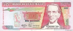 10 Quetzales GUATEMALA  1990 P.075b TTB