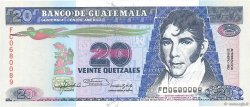 20 Quetzales GUATEMALA  1992 P.076c UNC-