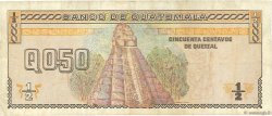 1/2 Quetzal GUATEMALA  1993 P.086a TB