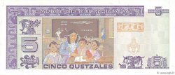 5 Quetzales GUATEMALA  1995 P.088c NEUF