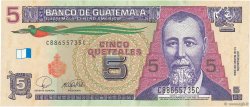 5 Quetzales GUATEMALA  2008 P.116 UNC