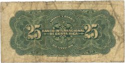 25 Centimos COSTA RICA  1916 P.156a B