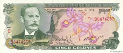 5 Colones COSTA RICA  1972 P.236b AU