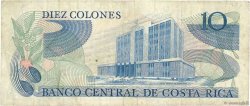 10 Colones COSTA RICA  1986 P.237b TB