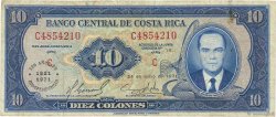 10 Colones COSTA RICA  1971 P.242 pr.TTB