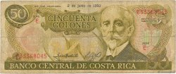 50 Colones COSTA RICA  1993 P.257a B