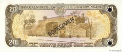 20 Pesos Oro Spécimen RÉPUBLIQUE DOMINICAINE  1978 P.120s1 pr.NEUF
