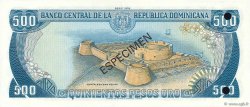500 Pesos Oro Spécimen RÉPUBLIQUE DOMINICAINE  1978 P.123s1 NEUF