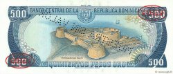 500 Pesos Oro Spécimen RÉPUBLIQUE DOMINICAINE  1985 P.123s2 NEUF