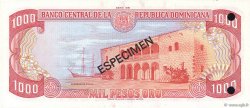 1000 Pesos Oro Spécimen RÉPUBLIQUE DOMINICAINE  1981 P.124s1 NEUF