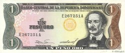 1 Peso Oro DOMINICAN REPUBLIC  1984 P.126a