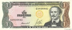 1 Peso Oro DOMINICAN REPUBLIC  1987 P.126b