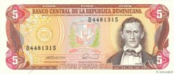 5 Pesos Oro DOMINICAN REPUBLIC  1990 P.131