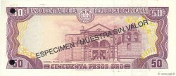50 Pesos Oro Spécimen RÉPUBLIQUE DOMINICAINE  1997 P.155s1 FDC