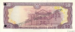 50 Pesos Oro Spécimen RÉPUBLIQUE DOMINICAINE  1998 P.155s2 FDC