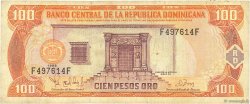 100 Pesos Oro RÉPUBLIQUE DOMINICAINE  1998 P.156b TB
