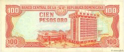100 Pesos Oro RÉPUBLIQUE DOMINICAINE  1998 P.156b TTB