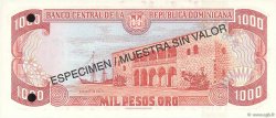 1000 Pesos Oro Spécimen RÉPUBLIQUE DOMINICAINE  1996 P.158s1 UNC