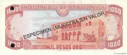 1000 Pesos Oro Spécimen RÉPUBLIQUE DOMINICAINE  1998 P.158s3 UNC