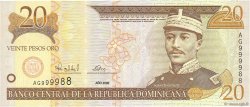 20 Pesos Oro RÉPUBLIQUE DOMINICAINE  2000 P.160a