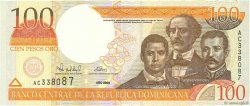 100 Pesos Oro RÉPUBLIQUE DOMINICAINE  2000 P.167a NEUF