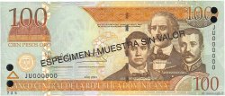 100 Pesos Oro Spécimen RÉPUBLIQUE DOMINICAINE  2004 P.171s4