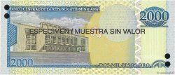 2000 Pesos Oro Spécimen RÉPUBLIQUE DOMINICAINE  2006 P.181s1 UNC