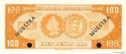 100 Pesos Oro Spécimen RÉPUBLIQUE DOMINICAINE  1964 P.104s2 pr.NEUF