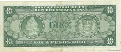10 Pesos Oro RÉPUBLIQUE DOMINICAINE  1975 P.110a TB