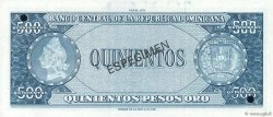 500 Pesos Oro Spécimen RÉPUBLIQUE DOMINICAINE  1975 P.114s NEUF