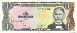1 Peso Oro DOMINICAN REPUBLIC  1982 P.117c XF
