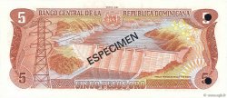 5 Pesos Oro Spécimen RÉPUBLIQUE DOMINICAINE  1981 P.118s1 NEUF