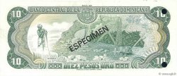 10 Pesos Oro Spécimen DOMINICAN REPUBLIC  1981 P.119s1 UNC-