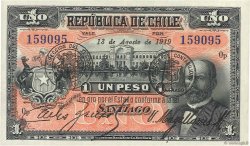 1 Peso CHILI  1919 P.015b NEUF