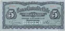 5 Pesos - 1/2 Condor CHILI  1930 P.082 TTB