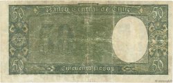 50 Pesos - 5 Condores CHILI  1942 P.094c TB