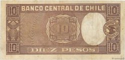 10 Pesos - 1 Condor CHILI  1943 P.103 TTB