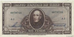 1000 Pesos - 100 Condores CHILI  1947 P.116 TTB