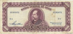 10000 Pesos - 1000 Condores CHILI  1947 P.118 TB+