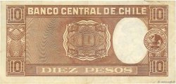 10 Pesos - 1 Condor CHILI  1958 P.120 TTB