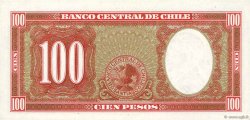 100 Pesos - 10 Condores CHILI  1958 P.122 SUP